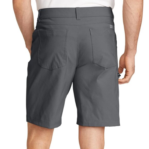 Eddie Bauer Men's Tech Short, Light Gray - Picture 6 of 8